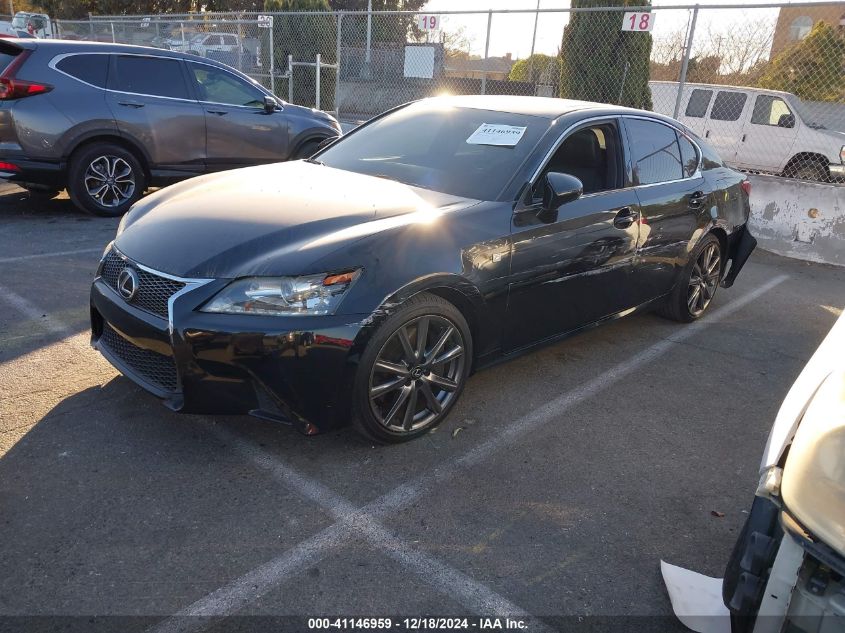 VIN JTHBE1BL4FA000785 2015 Lexus GS, 350 no.2