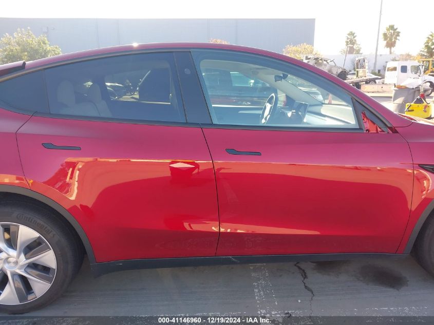 2024 Tesla Model Y Long Range Dual Motor All-Wheel Drive VIN: 7SAYGDEE5RF072758 Lot: 41146960