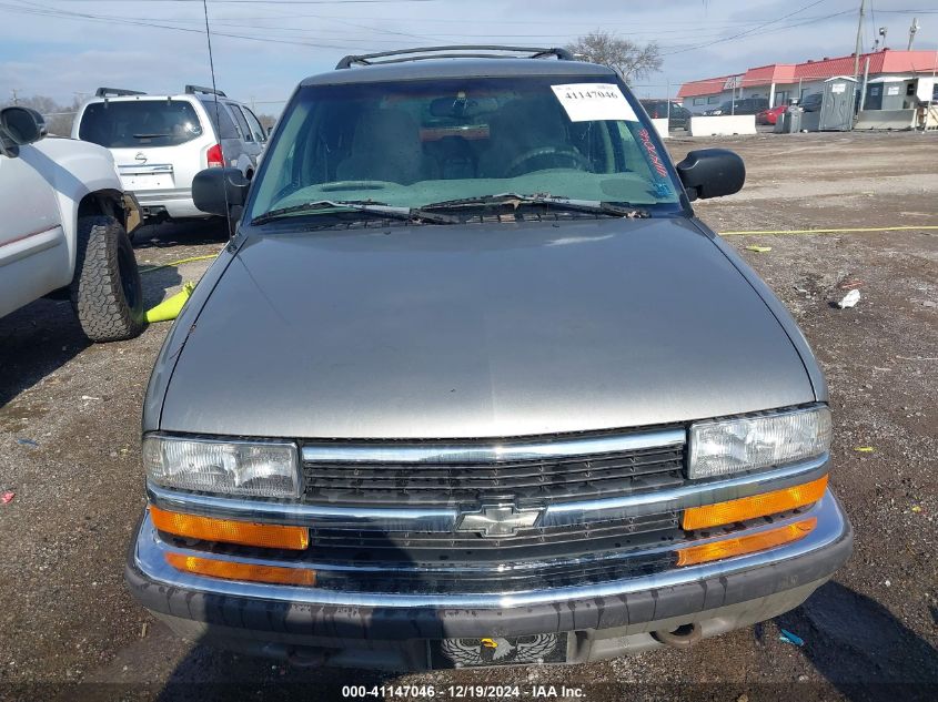 1999 Chevrolet Blazer Ls VIN: 1GNDT13W4X2108013 Lot: 41147046