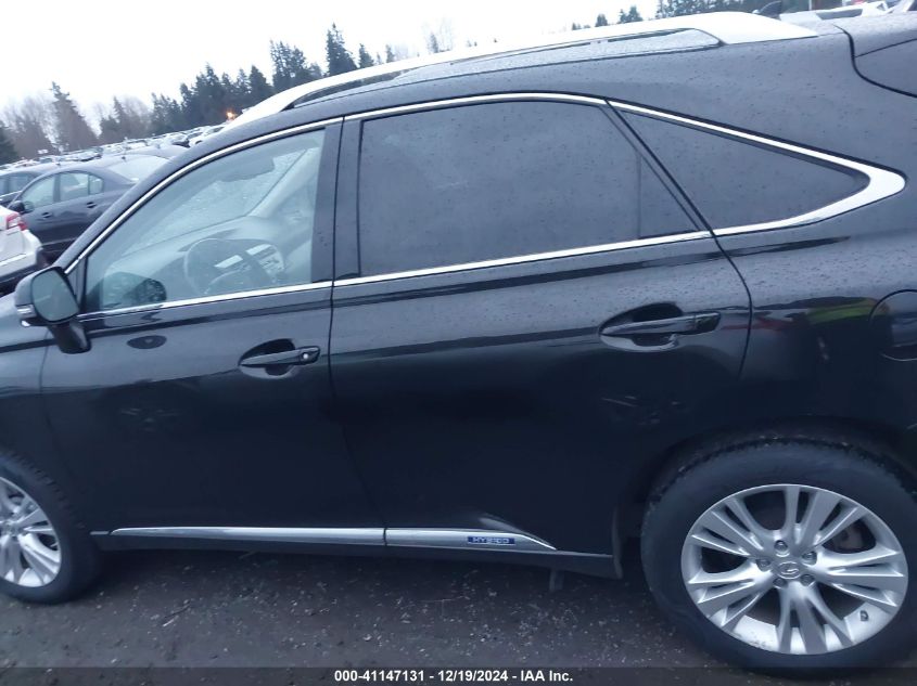 2012 Lexus Rx 450H VIN: JTJBC1BA2C2425561 Lot: 41147131