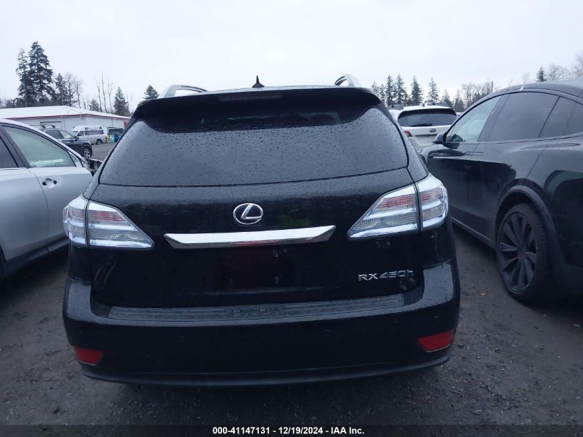 2012 Lexus Rx 450H VIN: JTJBC1BA2C2425561 Lot: 41147131
