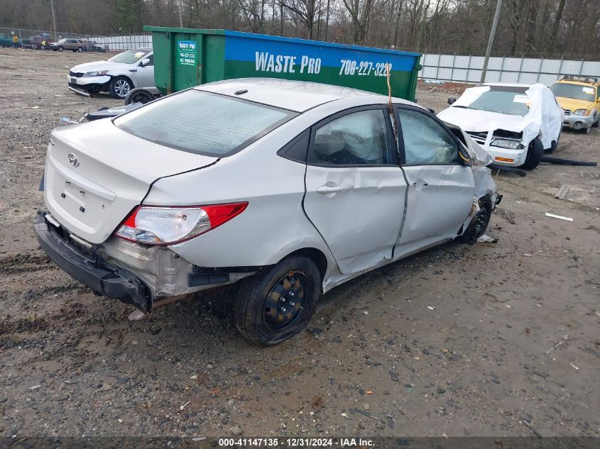 VIN KMHCT4AEXGU013178 2016 Hyundai Accent, SE no.4