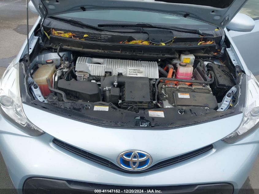 VIN JTDZN3EU7FJ038396 2015 Toyota Prius, V Three no.10