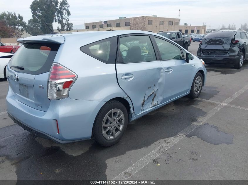 VIN JTDZN3EU7FJ038396 2015 Toyota Prius, V Three no.4