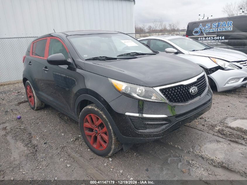 VIN KNDPB3ACXG7822535 2016 KIA Sportage, LX no.1