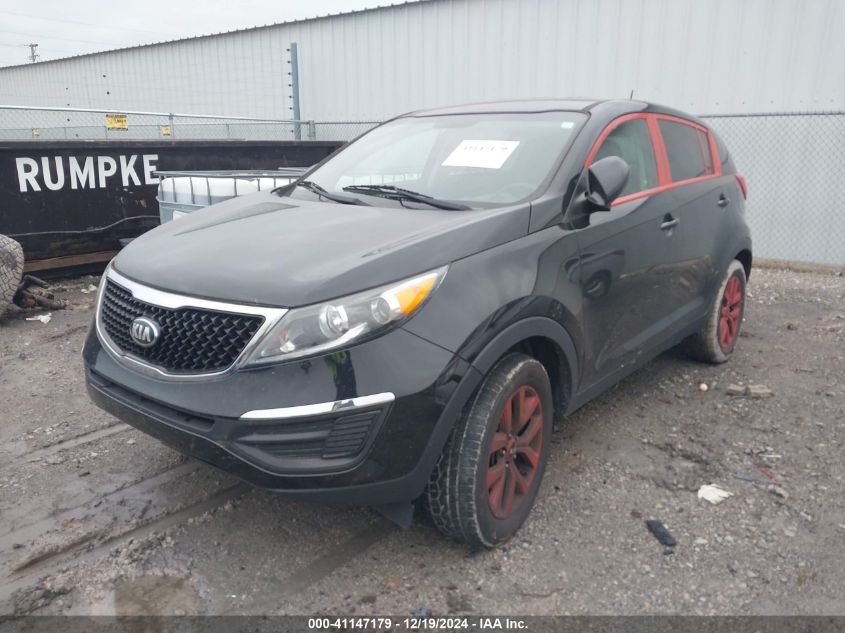 VIN KNDPB3ACXG7822535 2016 KIA Sportage, LX no.2