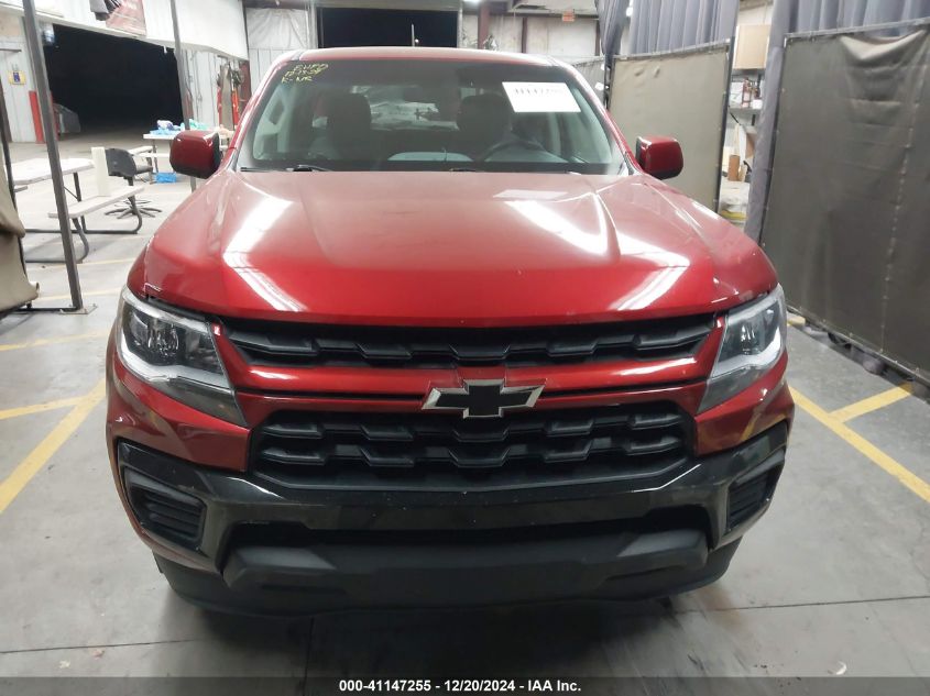 2021 Chevrolet Colorado 2Wd Short Box Wt VIN: 1GCGSBEN5M1193514 Lot: 41147255