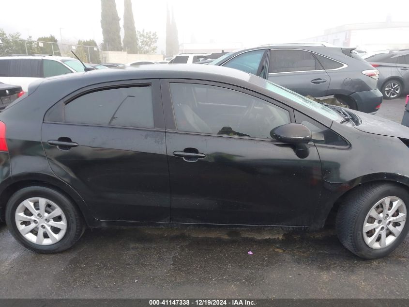 2013 Kia Rio Lx VIN: KNADM5A3XD6197724 Lot: 41147338