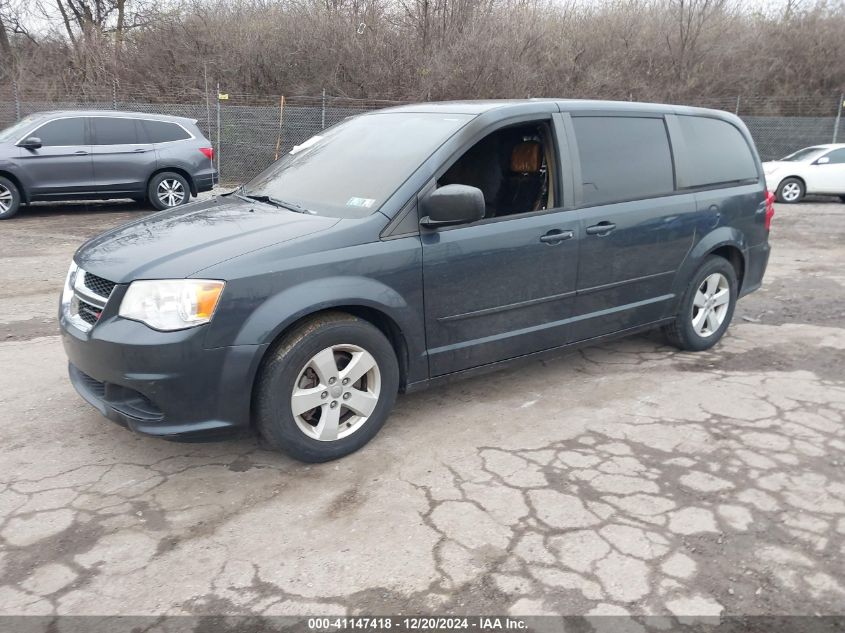 VIN 2C4RDGBG5DR672176 2013 Dodge Grand Caravan, SE no.2