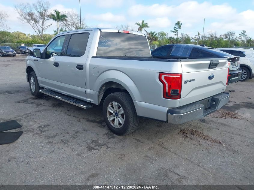 VIN 1FTEW1C81GKF76335 2016 FORD F-150 no.3