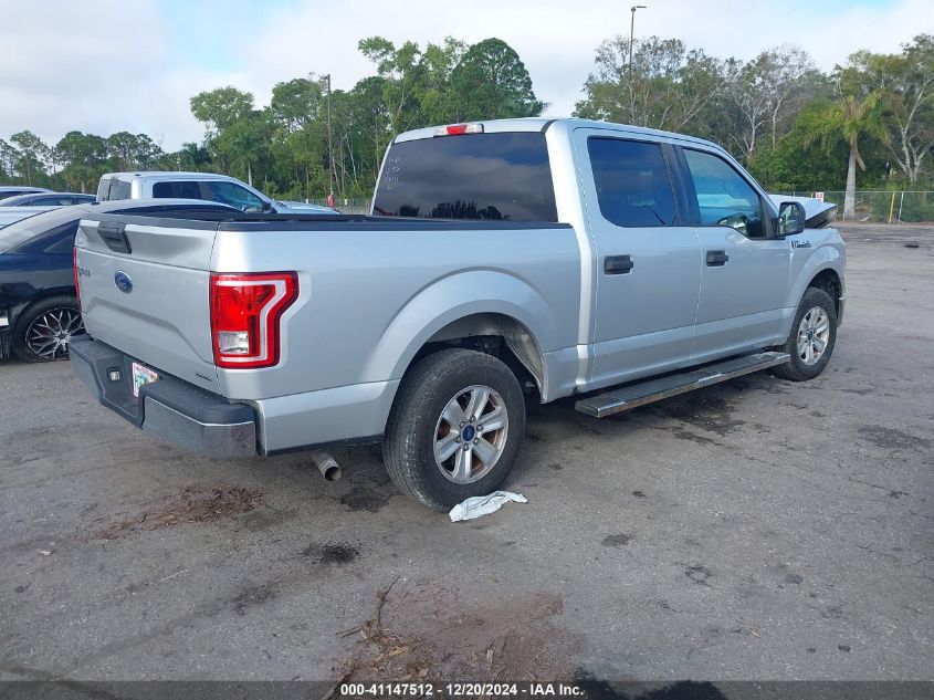 VIN 1FTEW1C81GKF76335 2016 FORD F-150 no.4