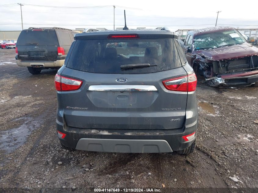 2018 Ford Ecosport Titanium VIN: MAJ6P1WL0JC181409 Lot: 41147649