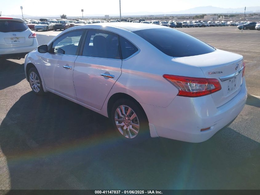 VIN 3N1AB7AP6DL742238 2013 Nissan Sentra, S no.3