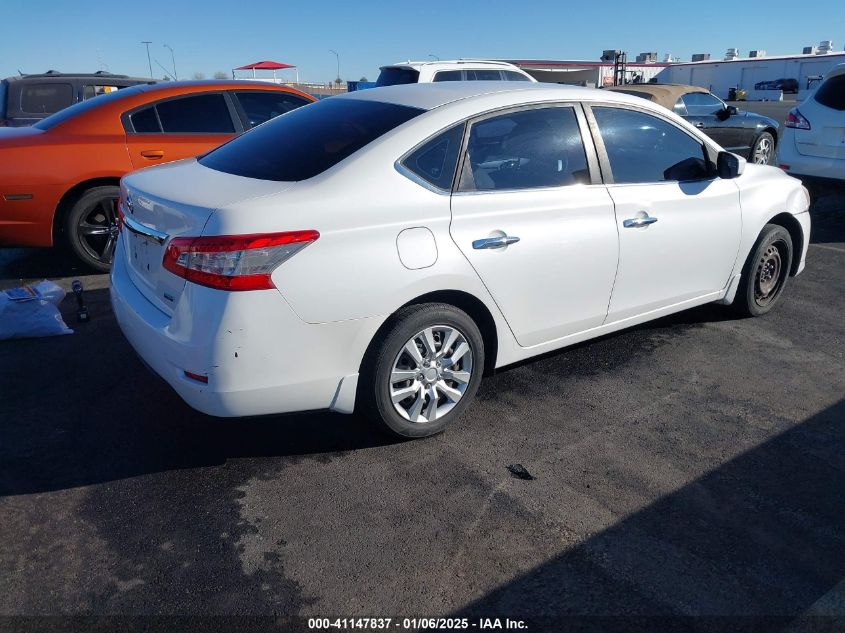 VIN 3N1AB7AP6DL742238 2013 Nissan Sentra, S no.4