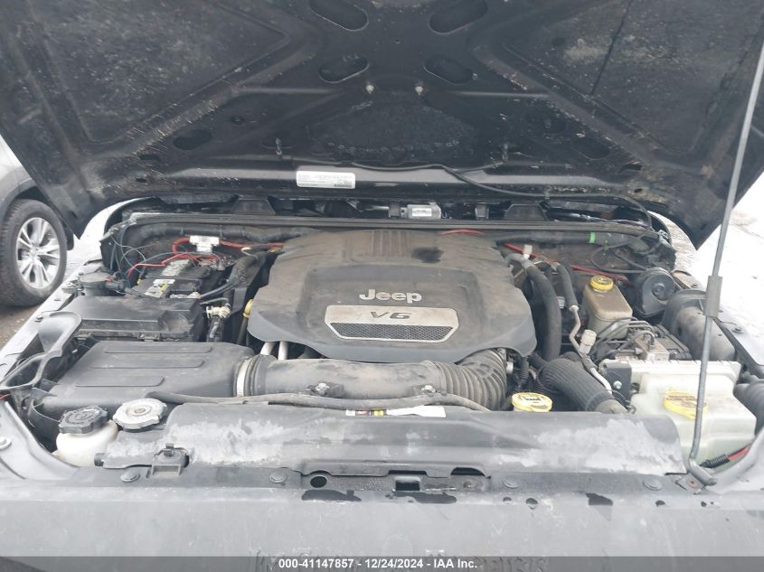 2016 Jeep Wrangler Unlimited Sport VIN: 1C4BJWDG9GL242245 Lot: 41147857