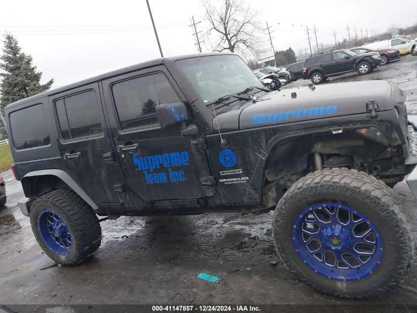 2016 Jeep Wrangler Unlimited Sport VIN: 1C4BJWDG9GL242245 Lot: 41147857