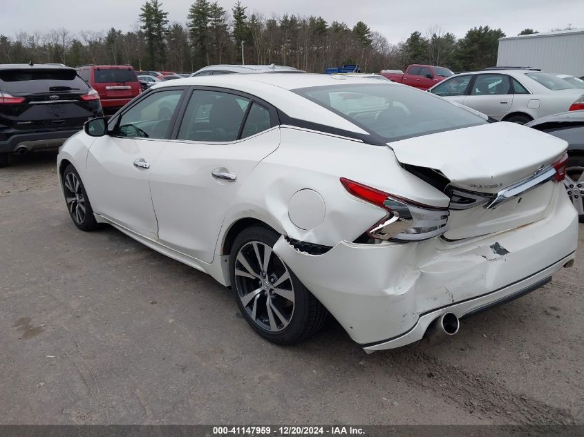 VIN 1N4AA6AP3GC399971 2016 Nissan Maxima, 3.5 SV no.3