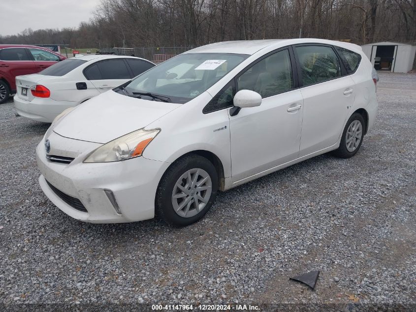 VIN JTDZN3EU3E3331117 2014 TOYOTA PRIUS V no.2