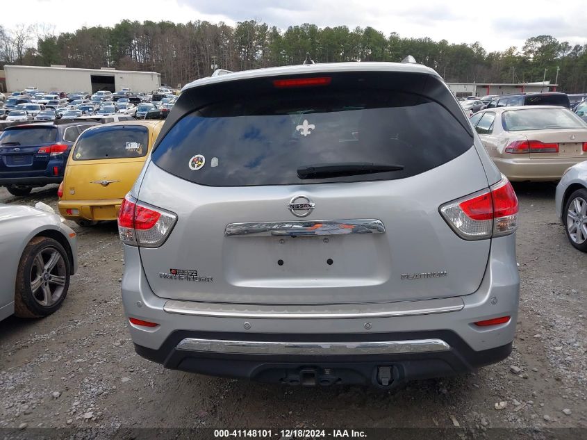 2015 NISSAN PATHFINDER PLATINUM - 5N1AR2MN9FC667048