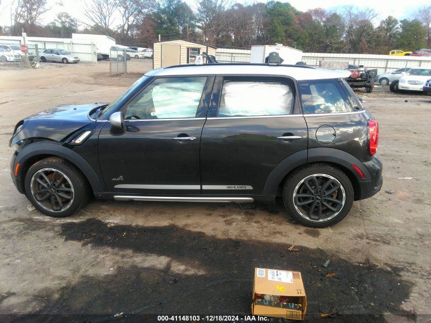 2016 Mini Countryman Cooper S VIN: WMWZC5C57GWU21642 Lot: 41148103