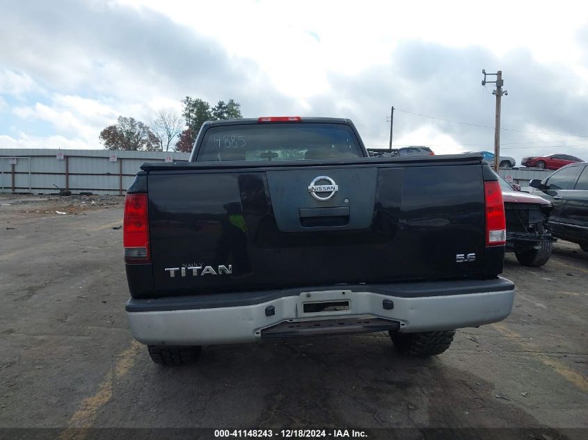 2008 Nissan Titan Xe VIN: 1N6BA06AX8N314885 Lot: 41148243