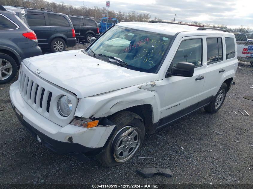 VIN 1C4NJRBB2GD619546 2016 Jeep Patriot, Sport no.2