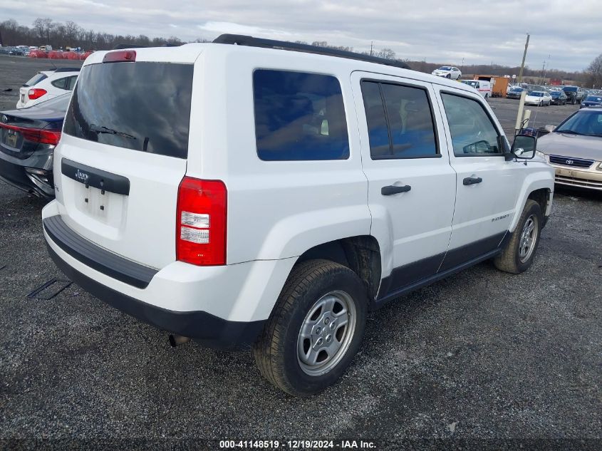 VIN 1C4NJRBB2GD619546 2016 Jeep Patriot, Sport no.4