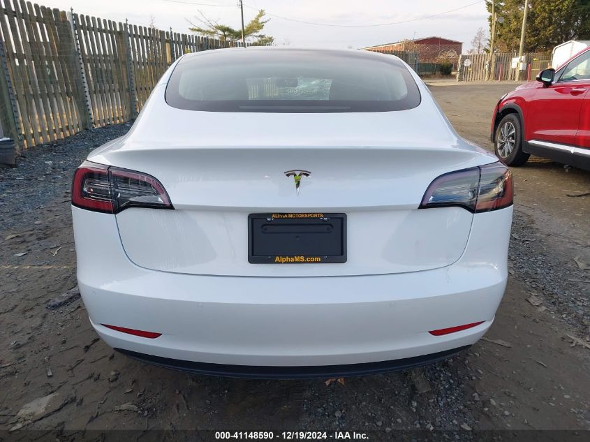 2022 Tesla Model 3 Rear-Wheel Drive VIN: 5YJ3E1EA8NF121678 Lot: 41148590