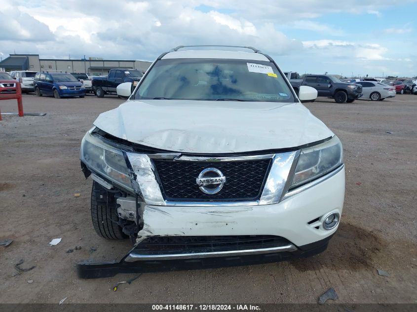 2015 Nissan Pathfinder Sl VIN: 5N1AR2MN7FC720474 Lot: 41148617