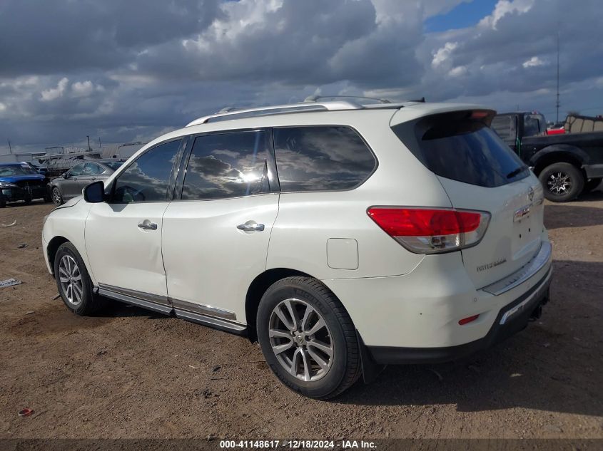 2015 Nissan Pathfinder Sl VIN: 5N1AR2MN7FC720474 Lot: 41148617