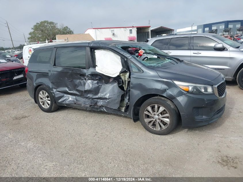 2016 Kia Sedona Lx VIN: KNDMB5C13G6210631 Lot: 41148641