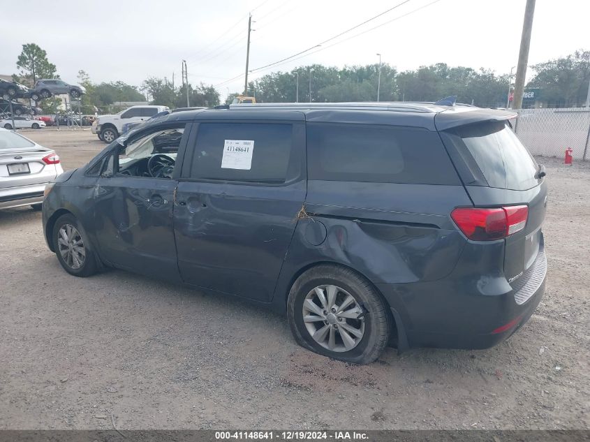 2016 Kia Sedona Lx VIN: KNDMB5C13G6210631 Lot: 41148641