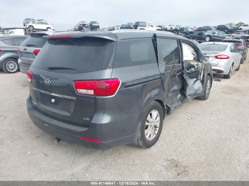 VIN KNDMB5C13G6210631 2016 KIA Sedona, LX no.4