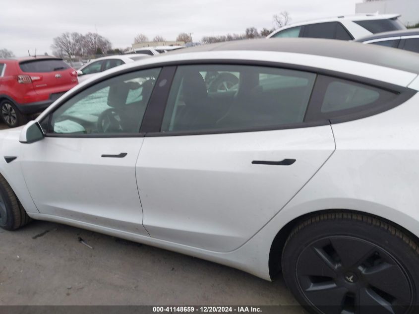 2023 Tesla Model 3 Long Range Dual Motor All-Wheel Drive VIN: 5YJ3E1EB0PF389457 Lot: 41148659