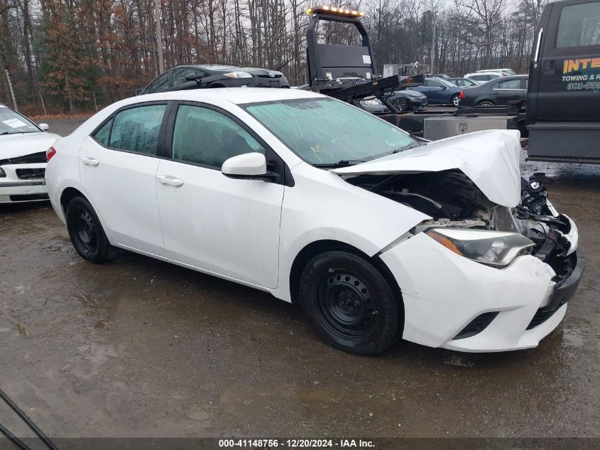 2014 TOYOTA COROLLA L/LE/LE PLS/PRM/S/S PLS - 2T1BURHEXEC161342