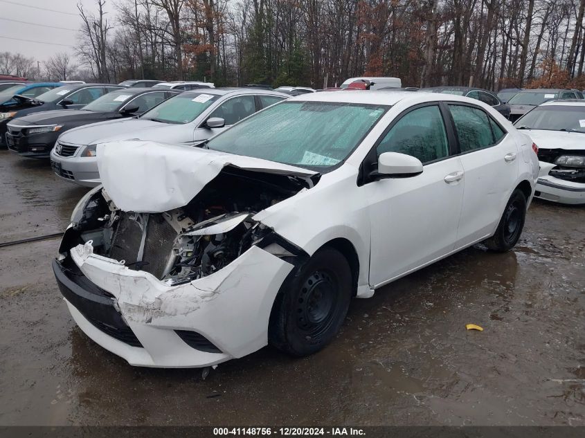 VIN 2T1BURHEXEC161342 2014 Toyota Corolla, L no.2