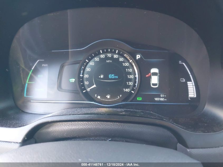 VIN KMHC75LC0KU106046 2019 HYUNDAI IONIQ HYBRID SEL