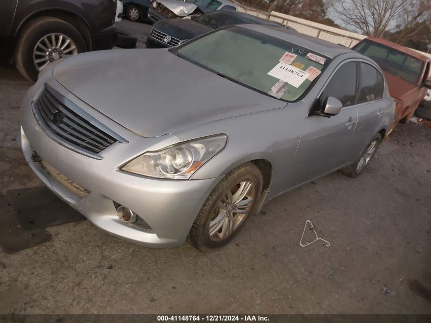 VIN JN1CV6AR1DM350155 2013 INFINITI G37X no.2