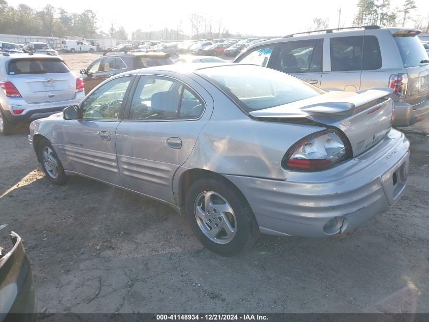 1999 Pontiac Grand Am Se1 VIN: 1G2NE52E9XM733295 Lot: 41148934