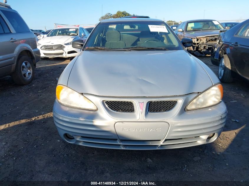 1999 Pontiac Grand Am Se1 VIN: 1G2NE52E9XM733295 Lot: 41148934