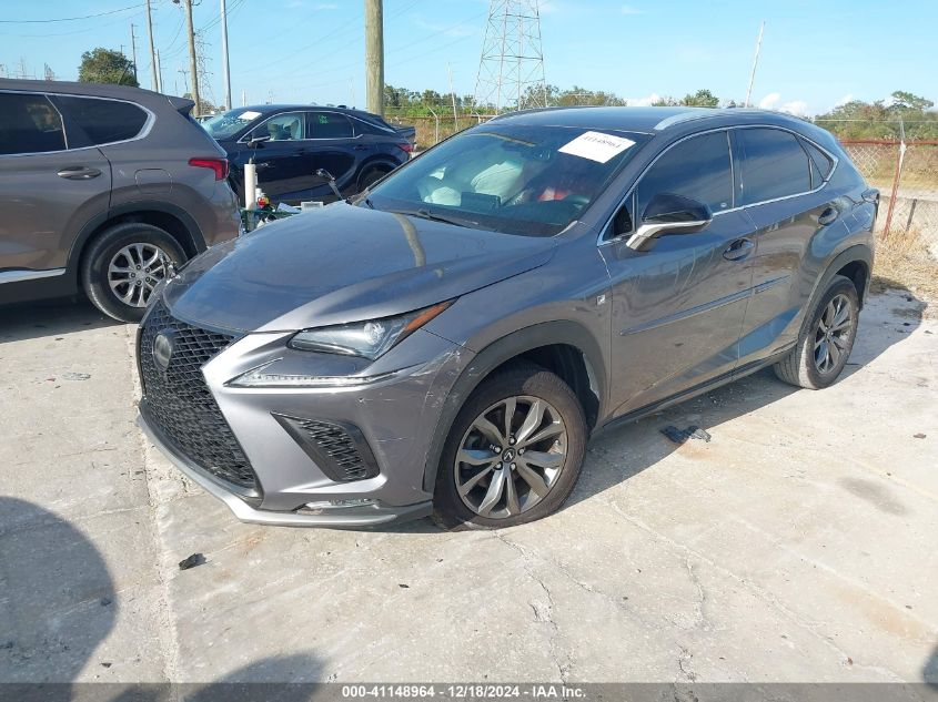 VIN JTJYARBZ9J2102402 2018 LEXUS NX 300 no.2