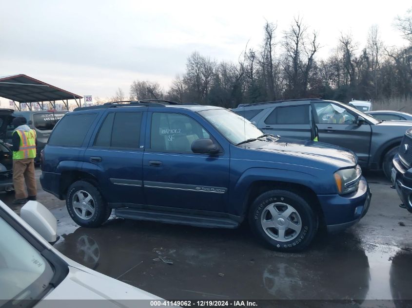 2002 Chevrolet Trailblazer Lt VIN: 1GNDT13S022209538 Lot: 41149062