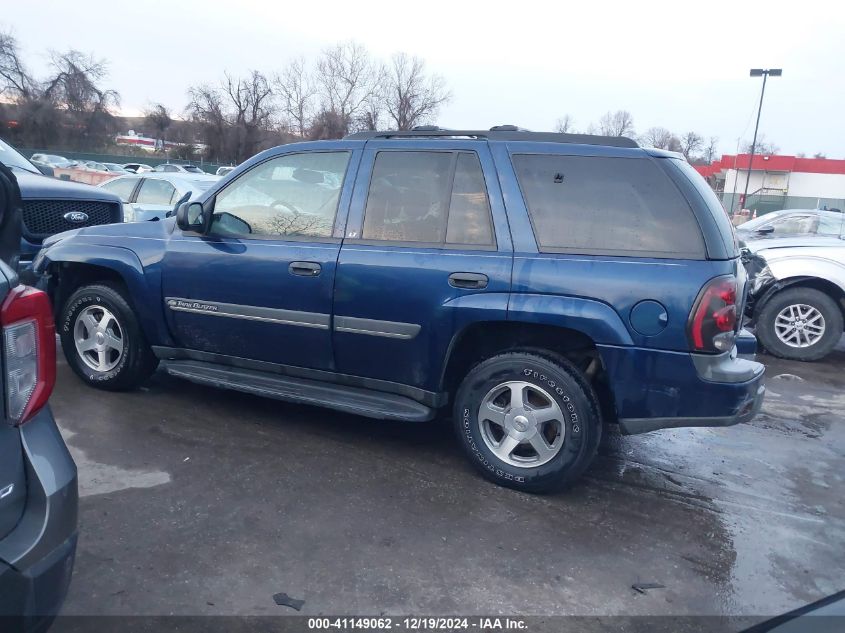 2002 Chevrolet Trailblazer Lt VIN: 1GNDT13S022209538 Lot: 41149062