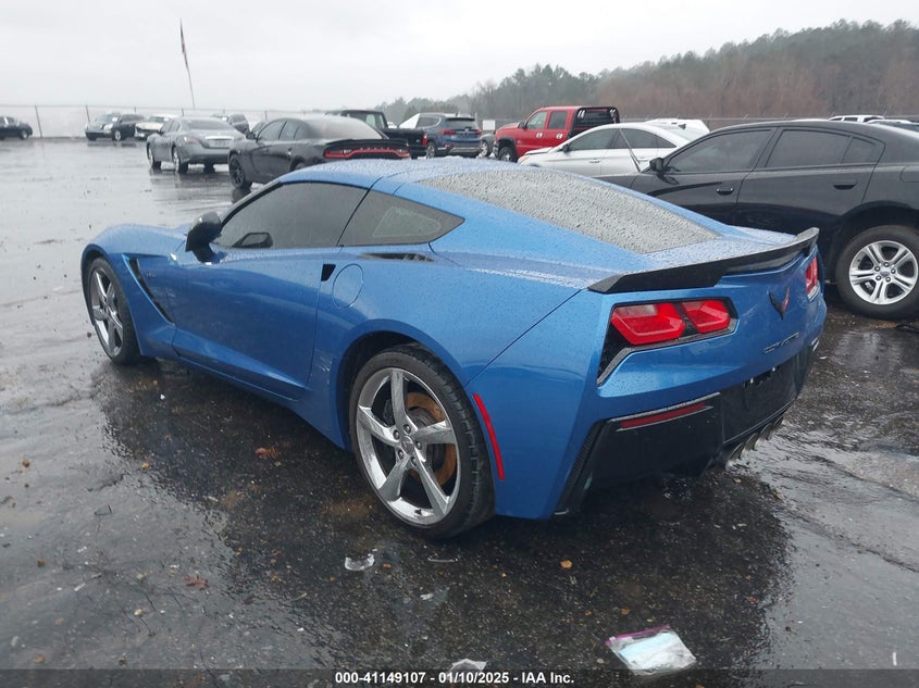 Vin: 1g1yk2d76f5115450, lot: 41639347, chevrolet corvette stingray z51 20153