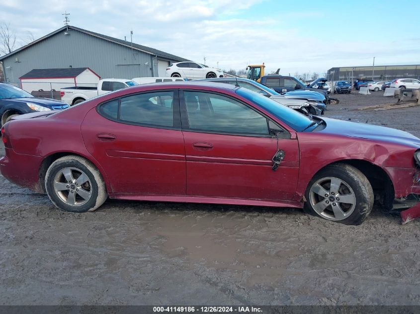 2005 Pontiac Grand Prix VIN: 2G2WP522551219358 Lot: 41149186