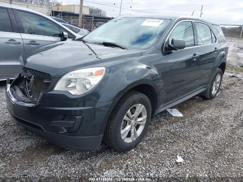 VIN 2GNALBEK3D1250528 2013 Chevrolet Equinox, LS no.2