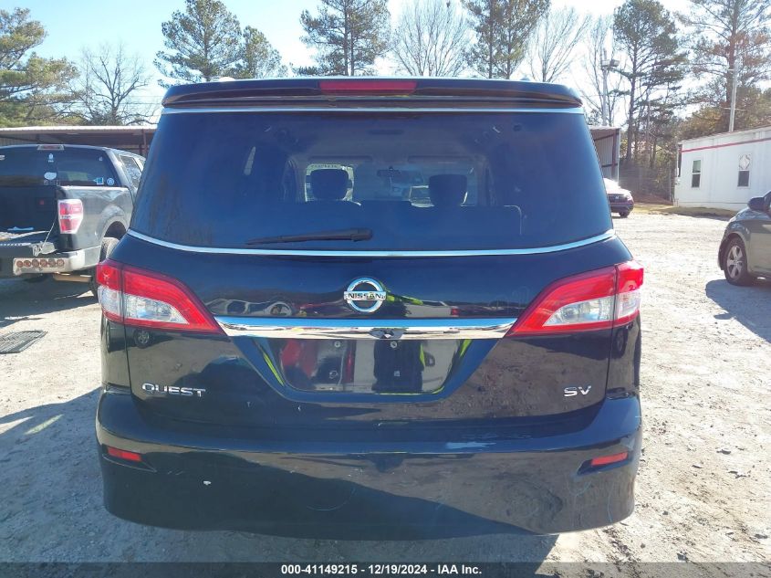 2016 Nissan Quest Sv VIN: JN8AE2KP6G9155965 Lot: 41149215