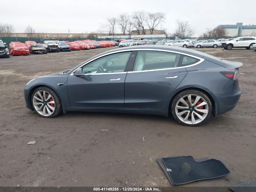 2019 Tesla Model 3 Long Range/Performance VIN: 5YJ3E1EB5KF533660 Lot: 41149255