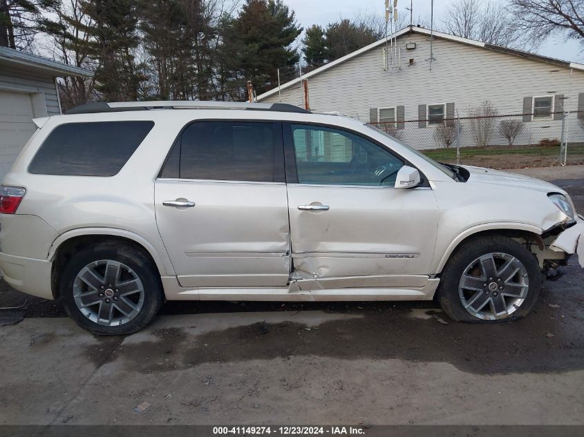 2012 GMC Acadia Denali VIN: 1GKKVTED1CJ252575 Lot: 41149274