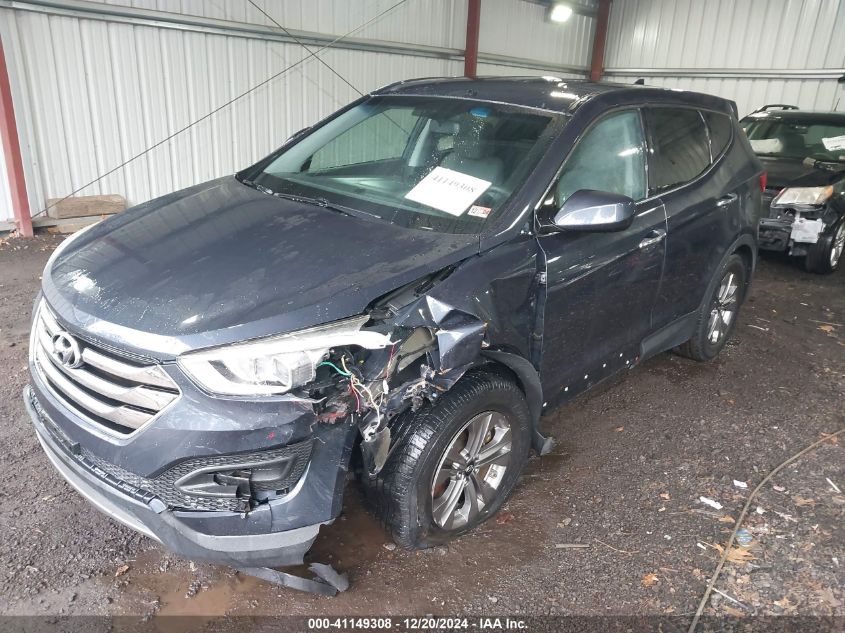 VIN 5XYZT3LB5GG362813 2016 Hyundai Santa Fe, Sport... no.2